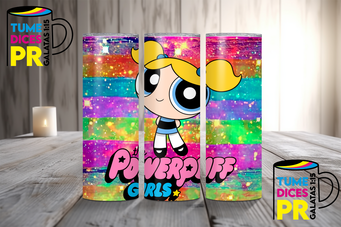 POWERPUFF GIRLS Skinny Tumbler