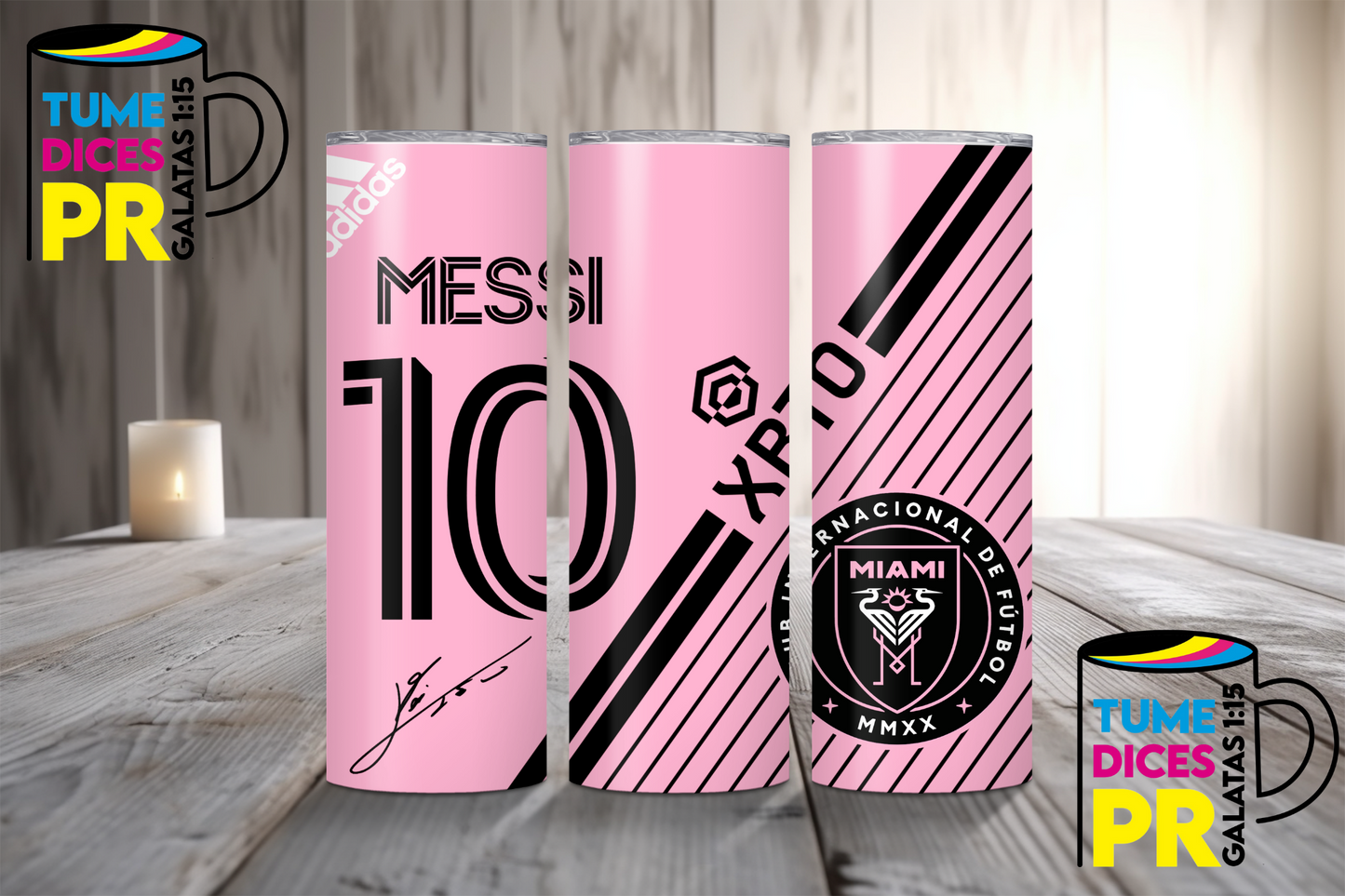 MESSI Skinny Tumbler