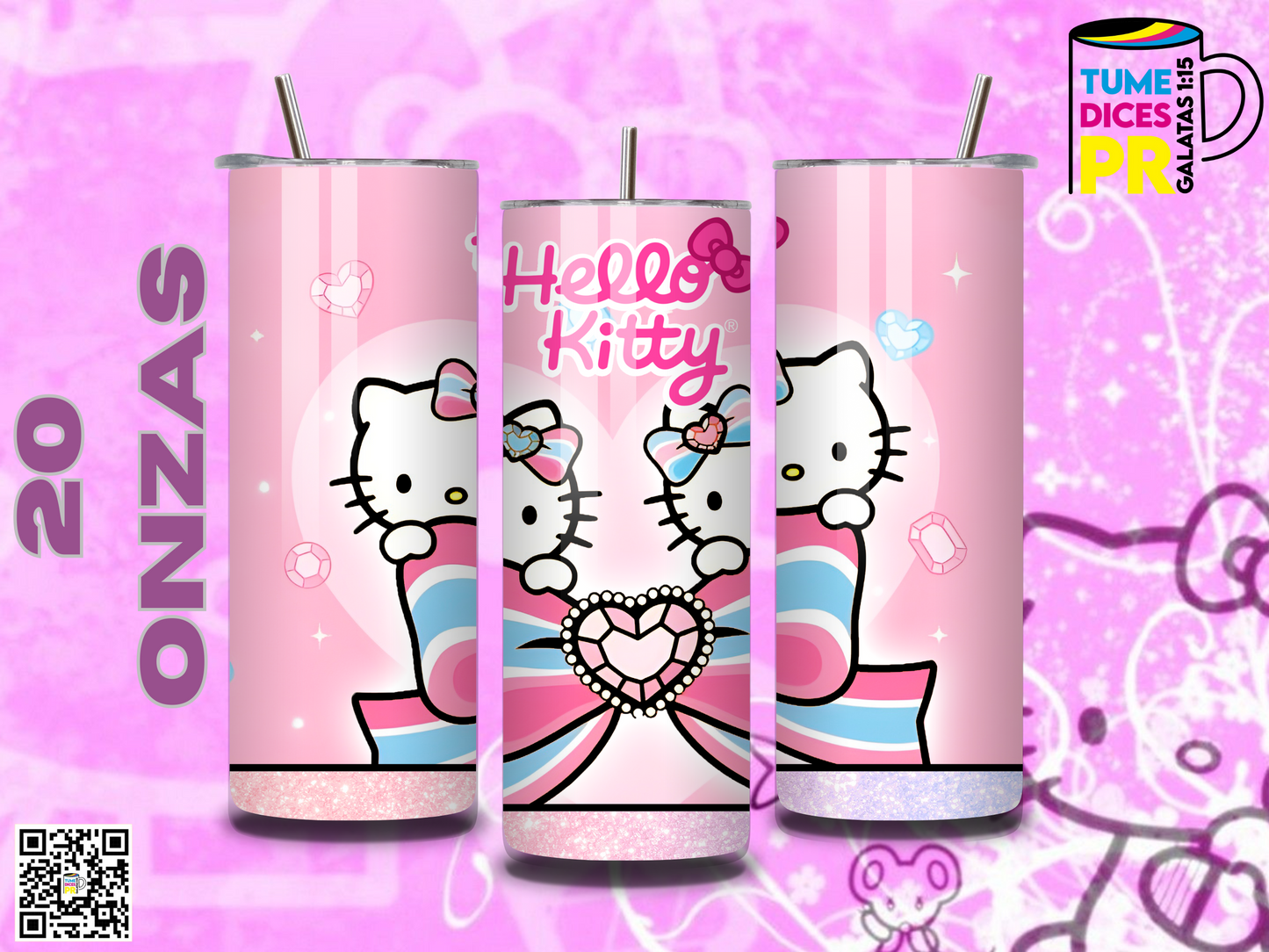 HELLO KITTY Skinny Tumbler