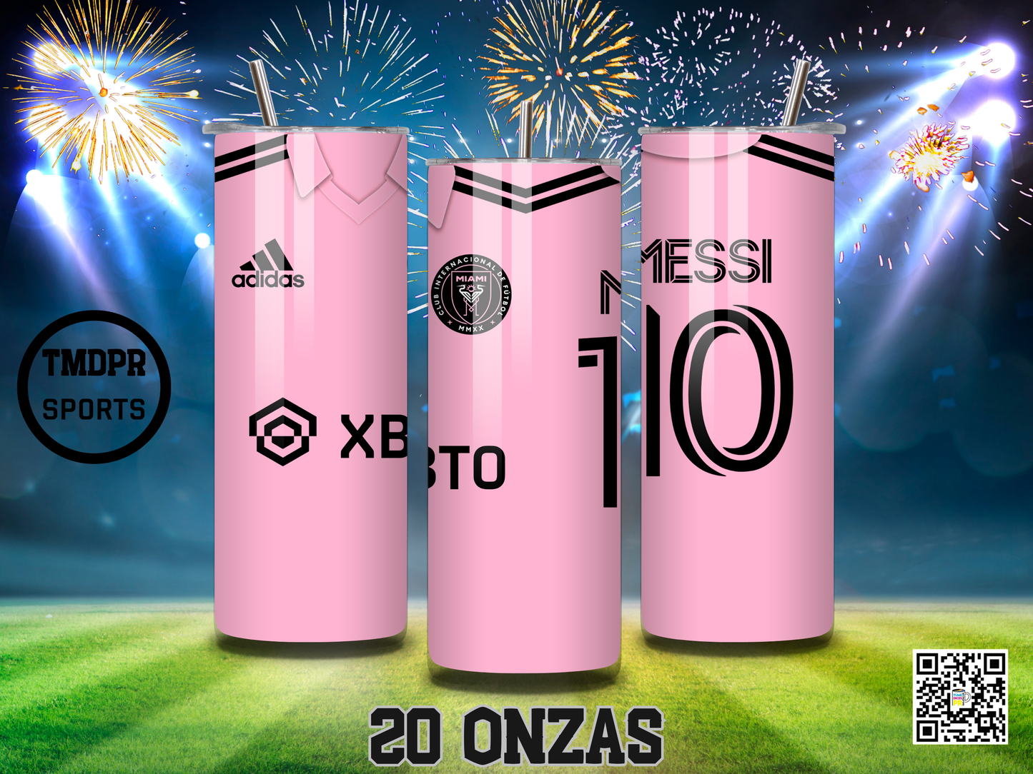MESSI Skinny Tumbler
