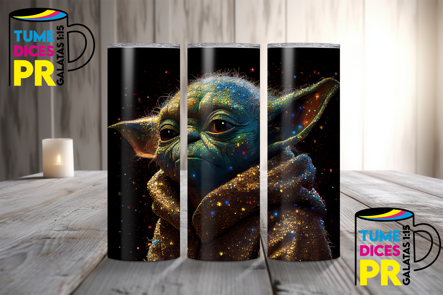 Yoda/Baby Yoda Skinny Tumbler