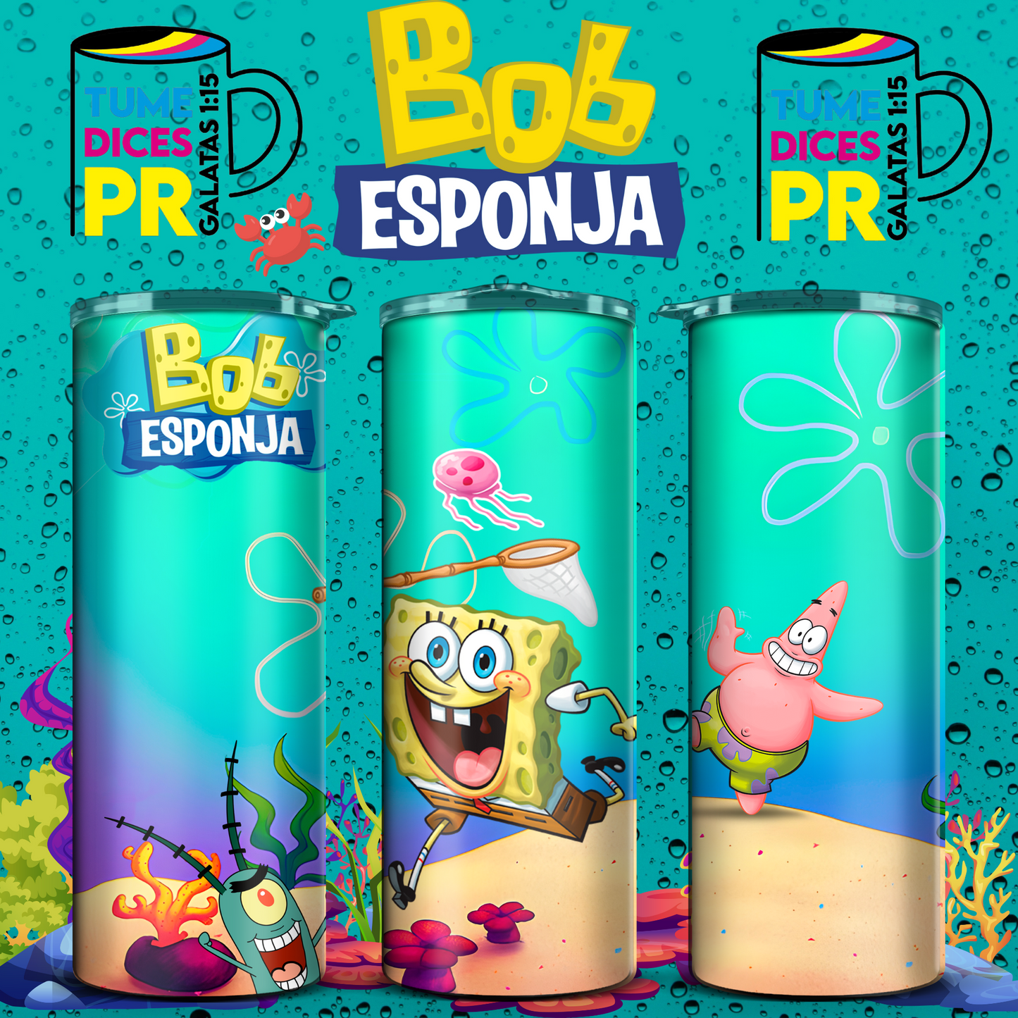 BOB ESPONJA Skinny Tumbler