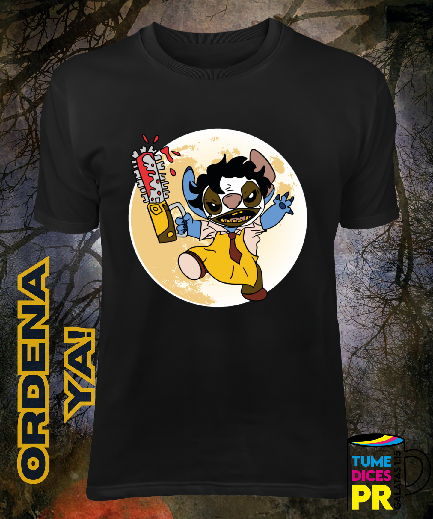 Camiseta Halloween STITCH
