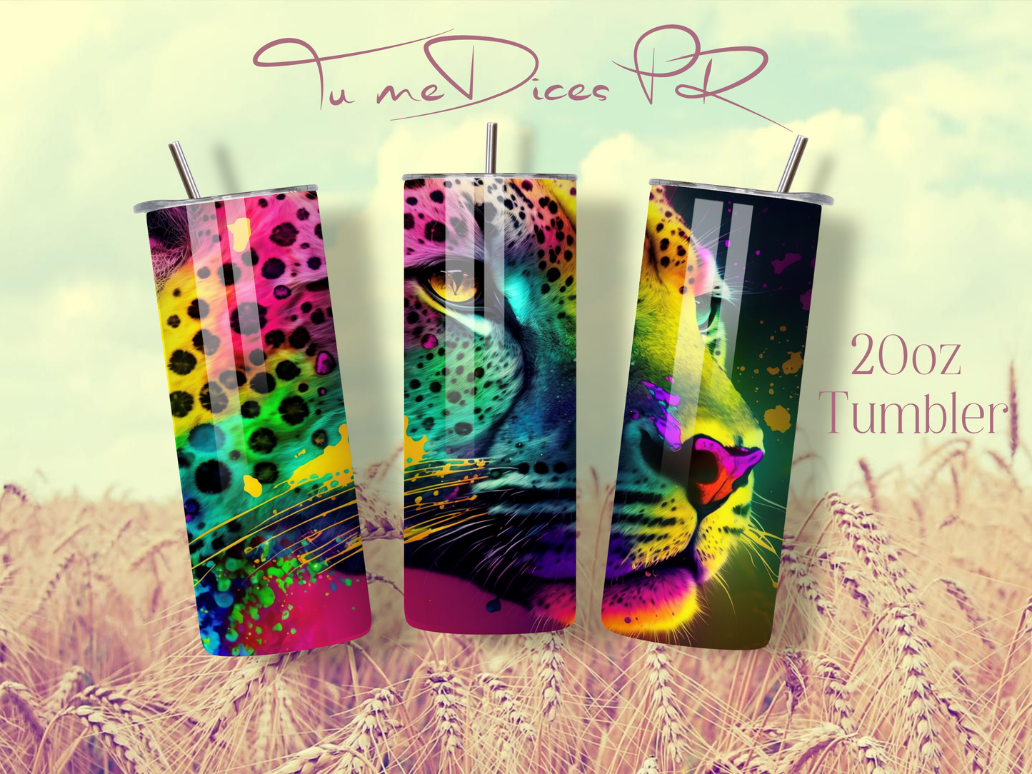 Animales Random Skinny Tumbler