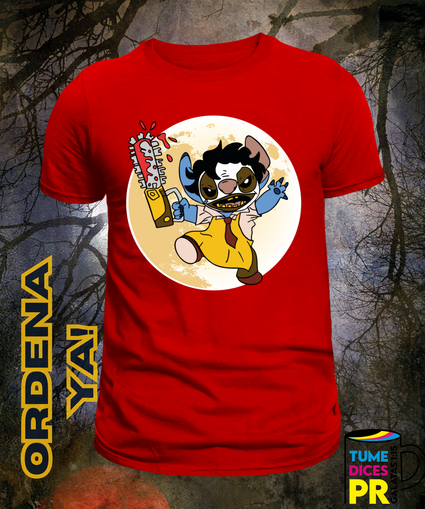 Camiseta Halloween STITCH