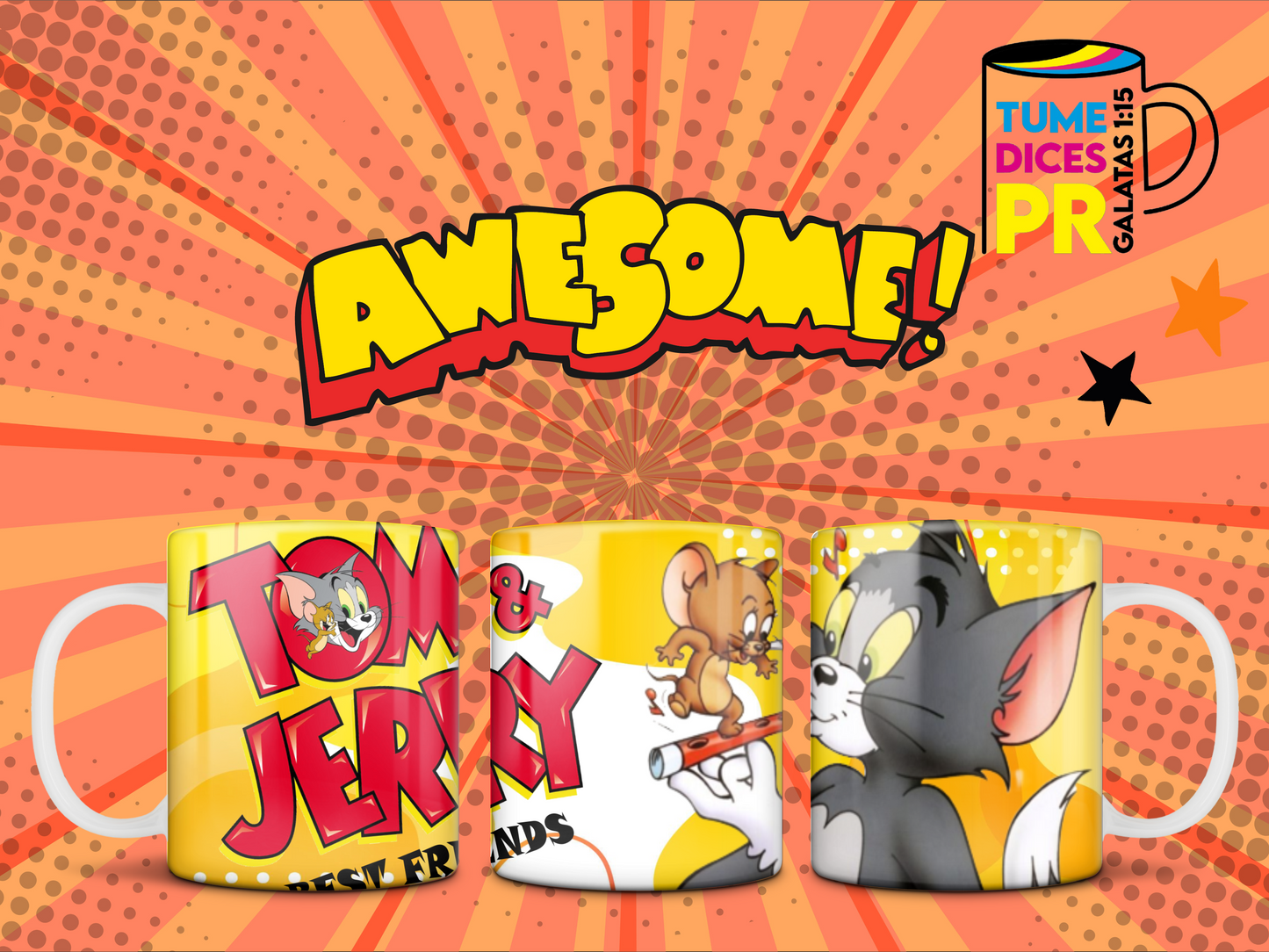 Taza Tom & Jerry
