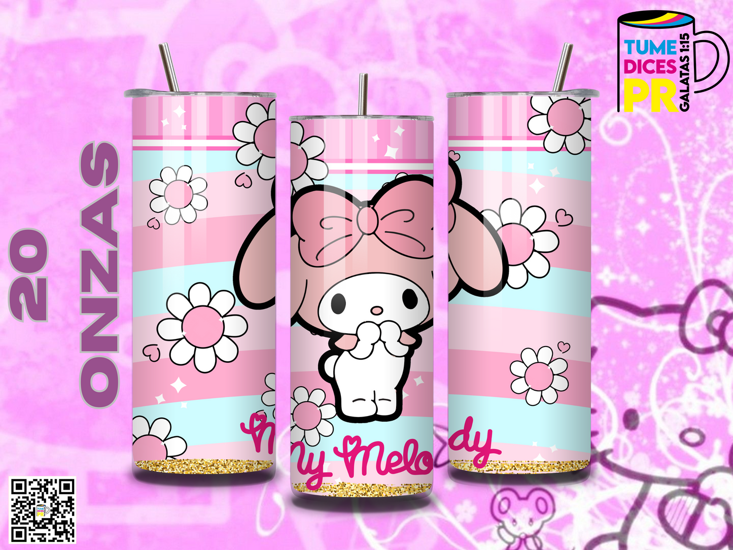 HELLO KITTY Skinny Tumbler