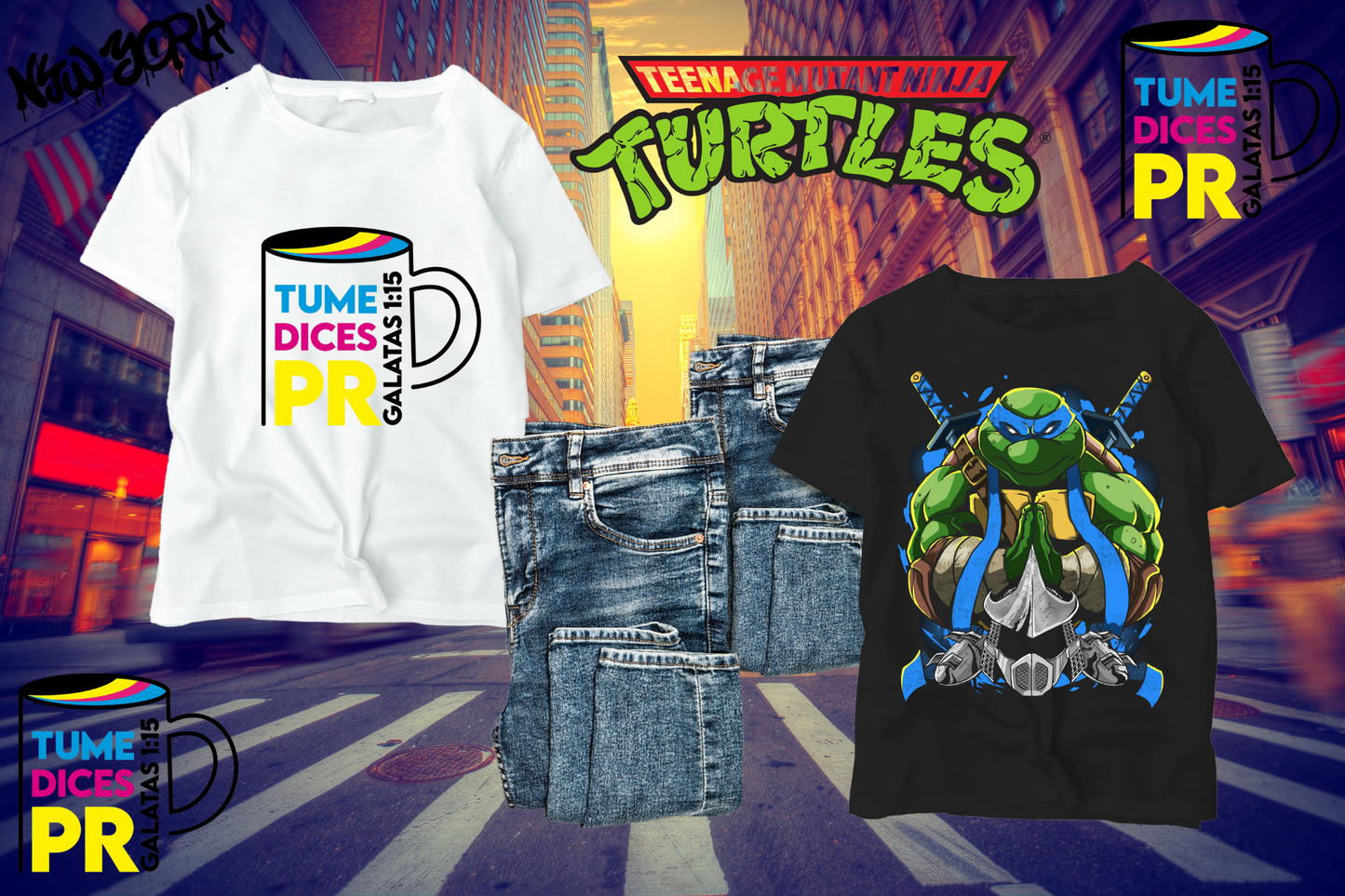 Camiseta NINJA TURTLES