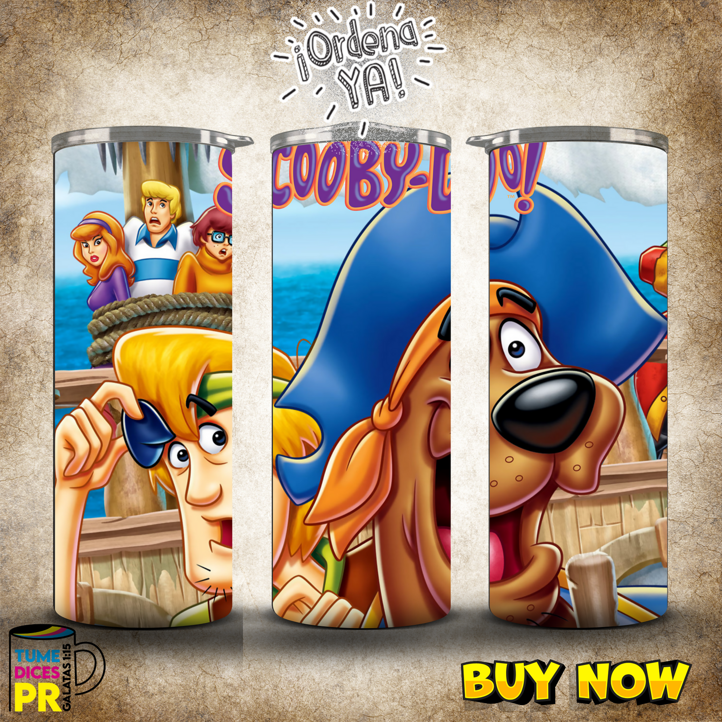 SCOOBY DOO Skinny Tumbler
