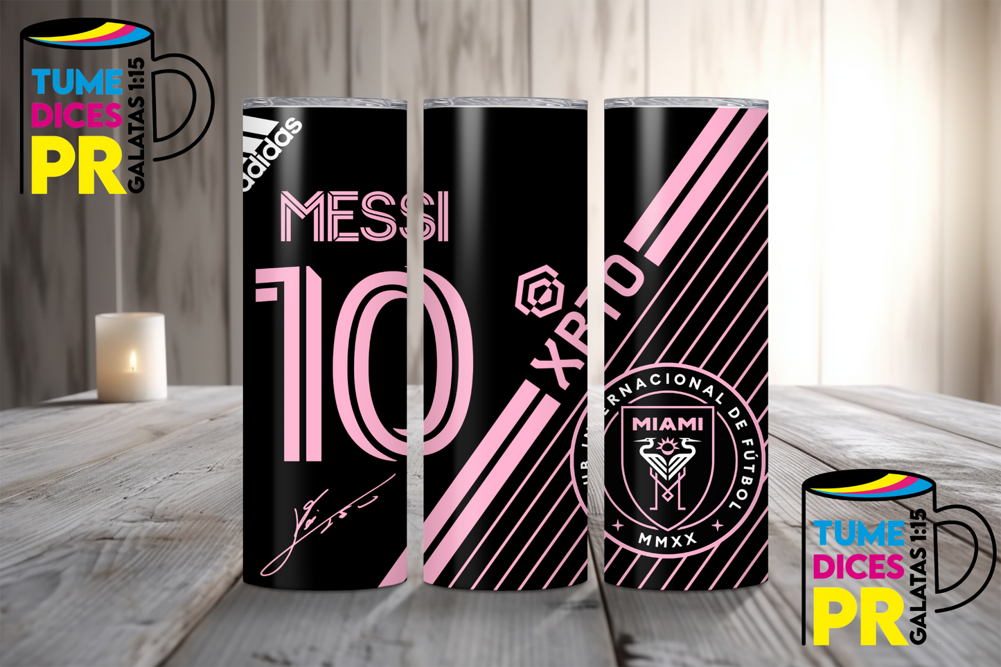 MESSI Skinny Tumbler