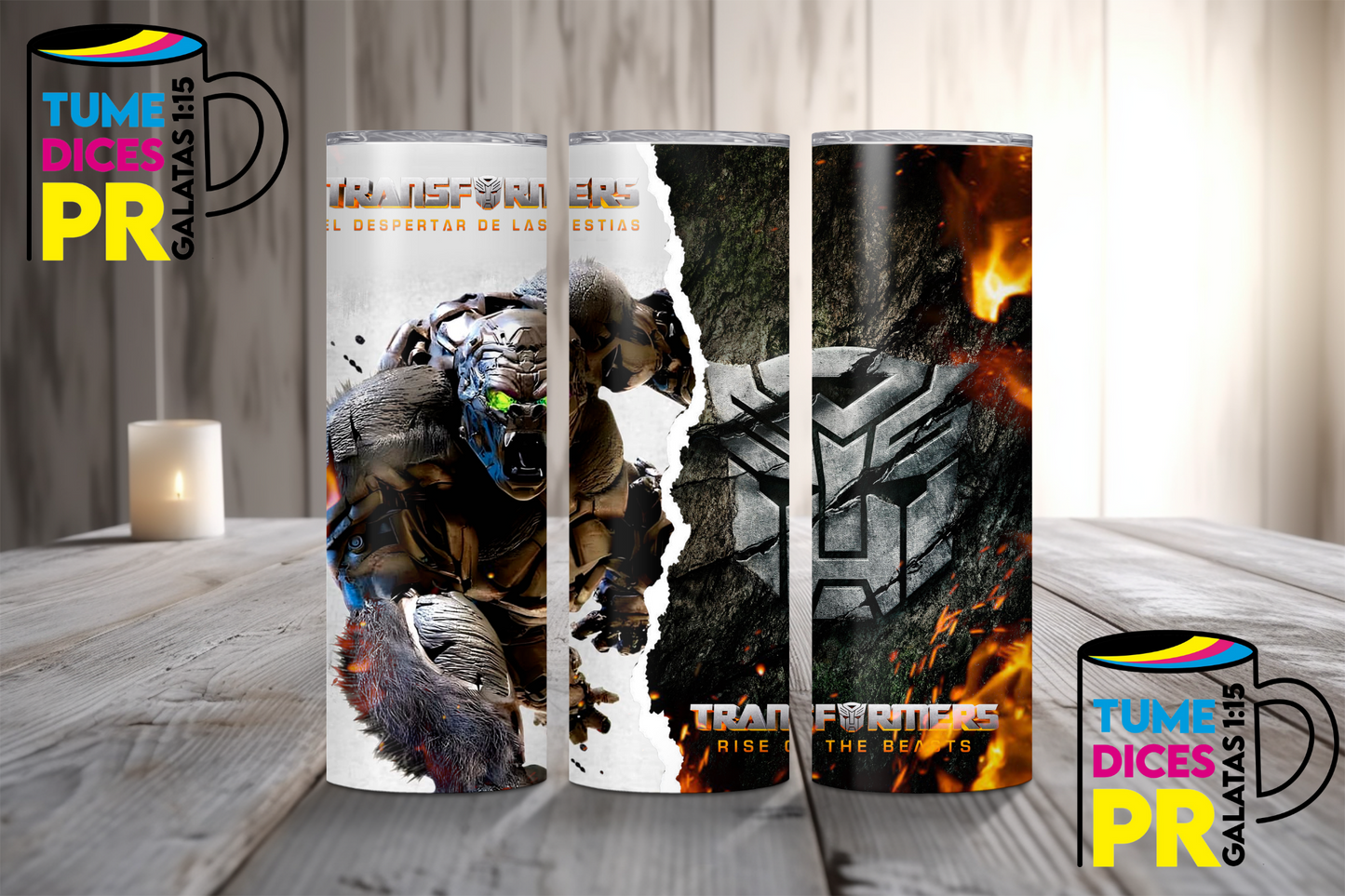TRANSFORMERS Skinny Tumbler