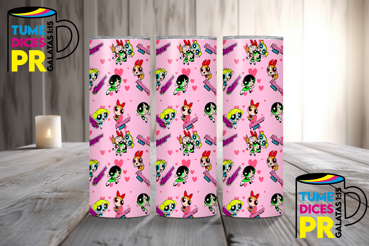 POWERPUFF GIRLS Skinny Tumbler