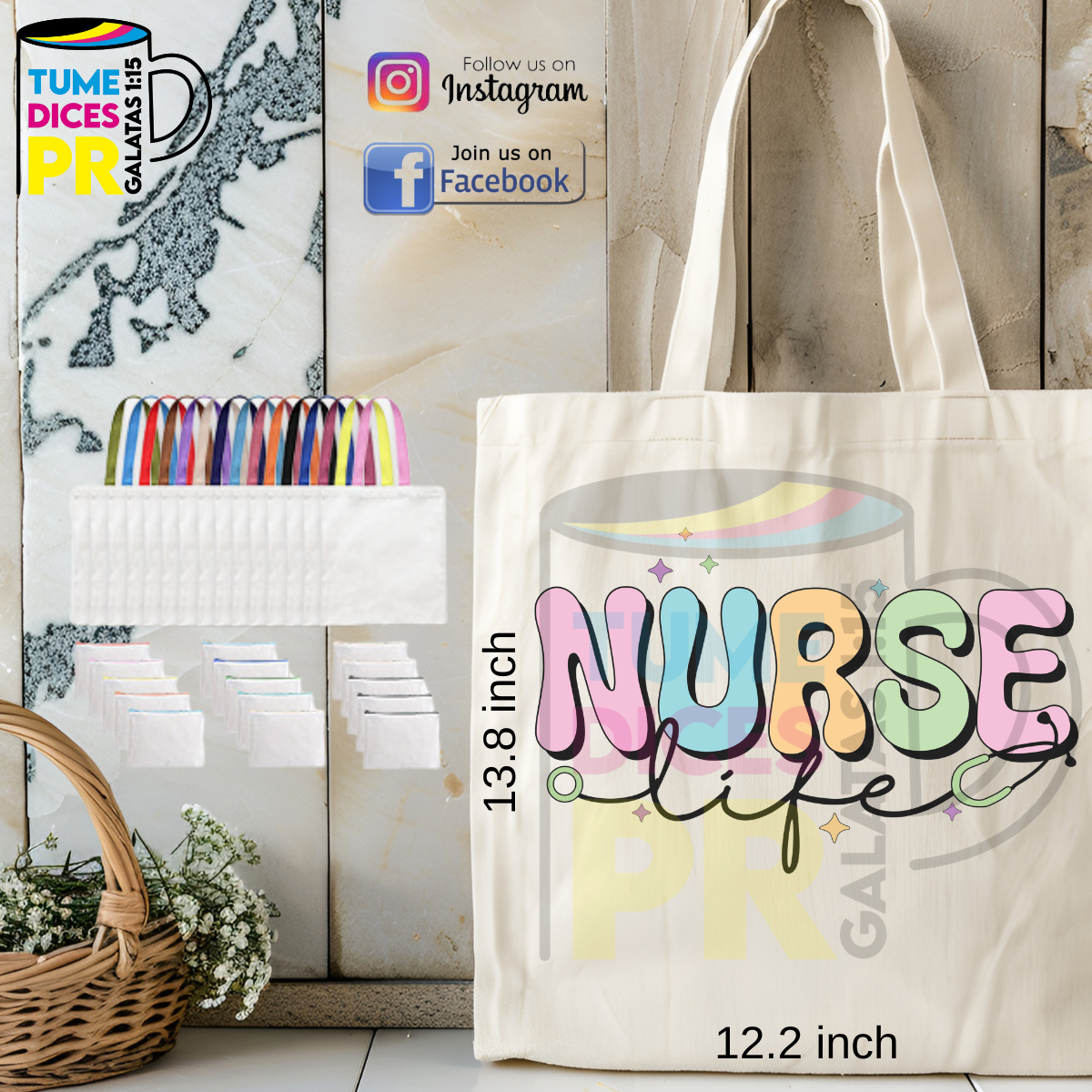 Tote Bags NURSE