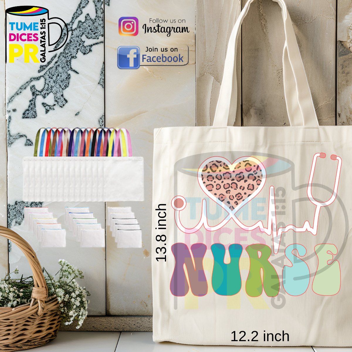 Tote Bags NURSE