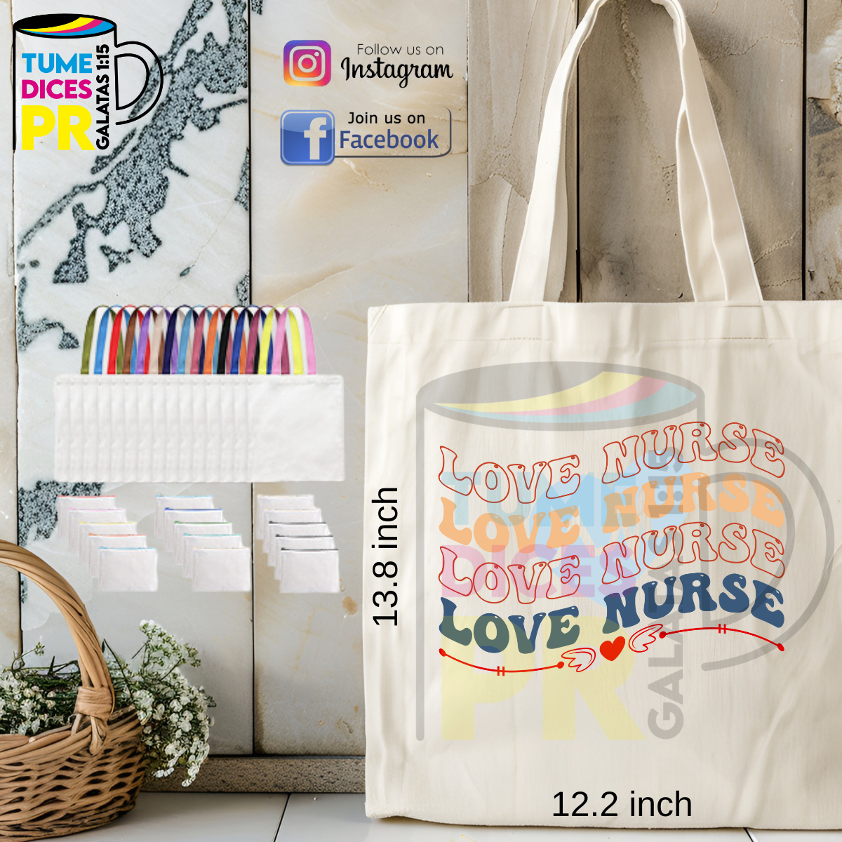Tote Bags NURSE