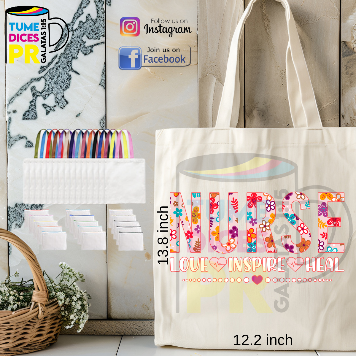 Tote Bags NURSE