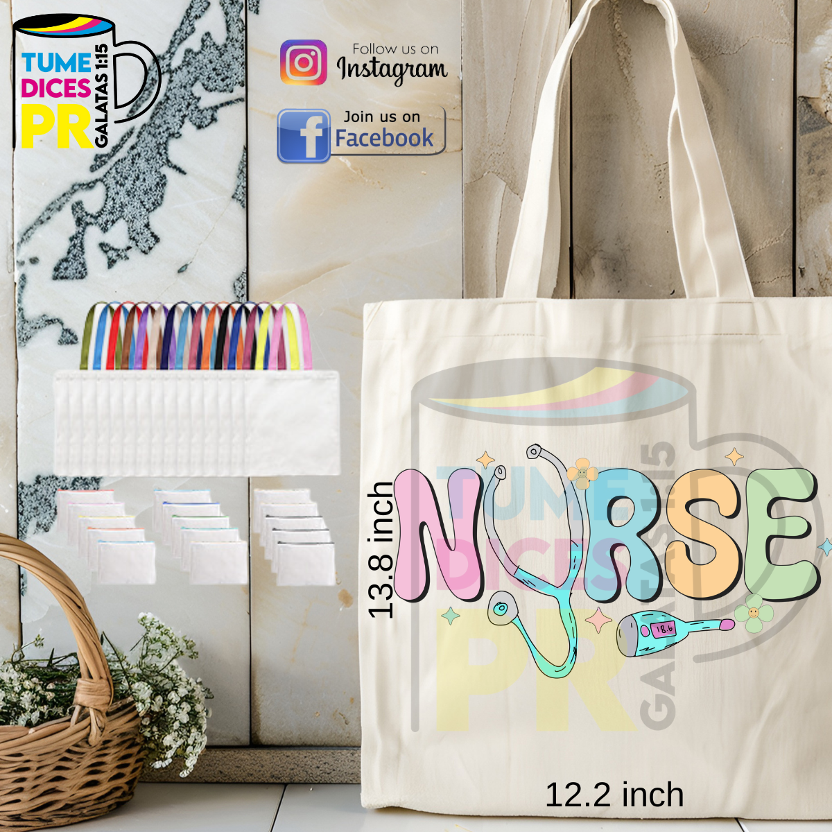 Tote Bags NURSE
