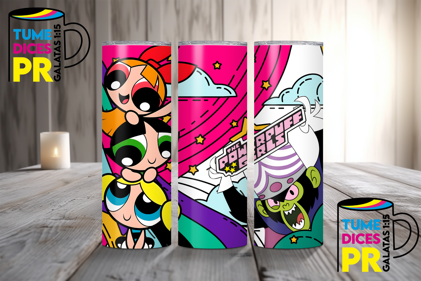 POWERPUFF GIRLS Skinny Tumbler