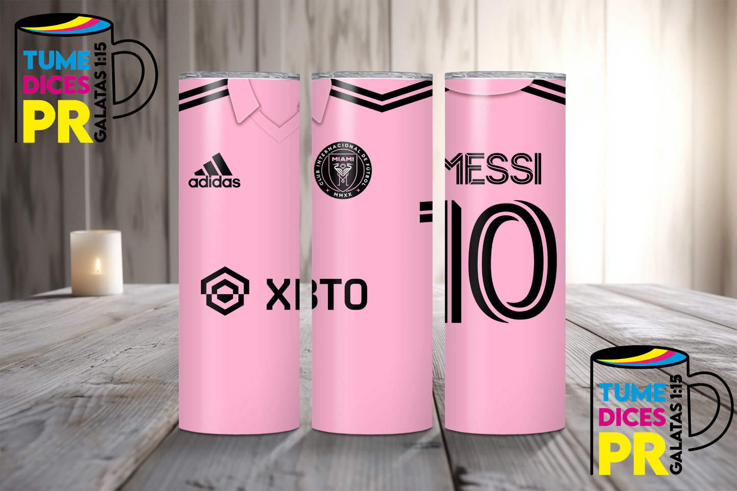 MESSI Skinny Tumbler