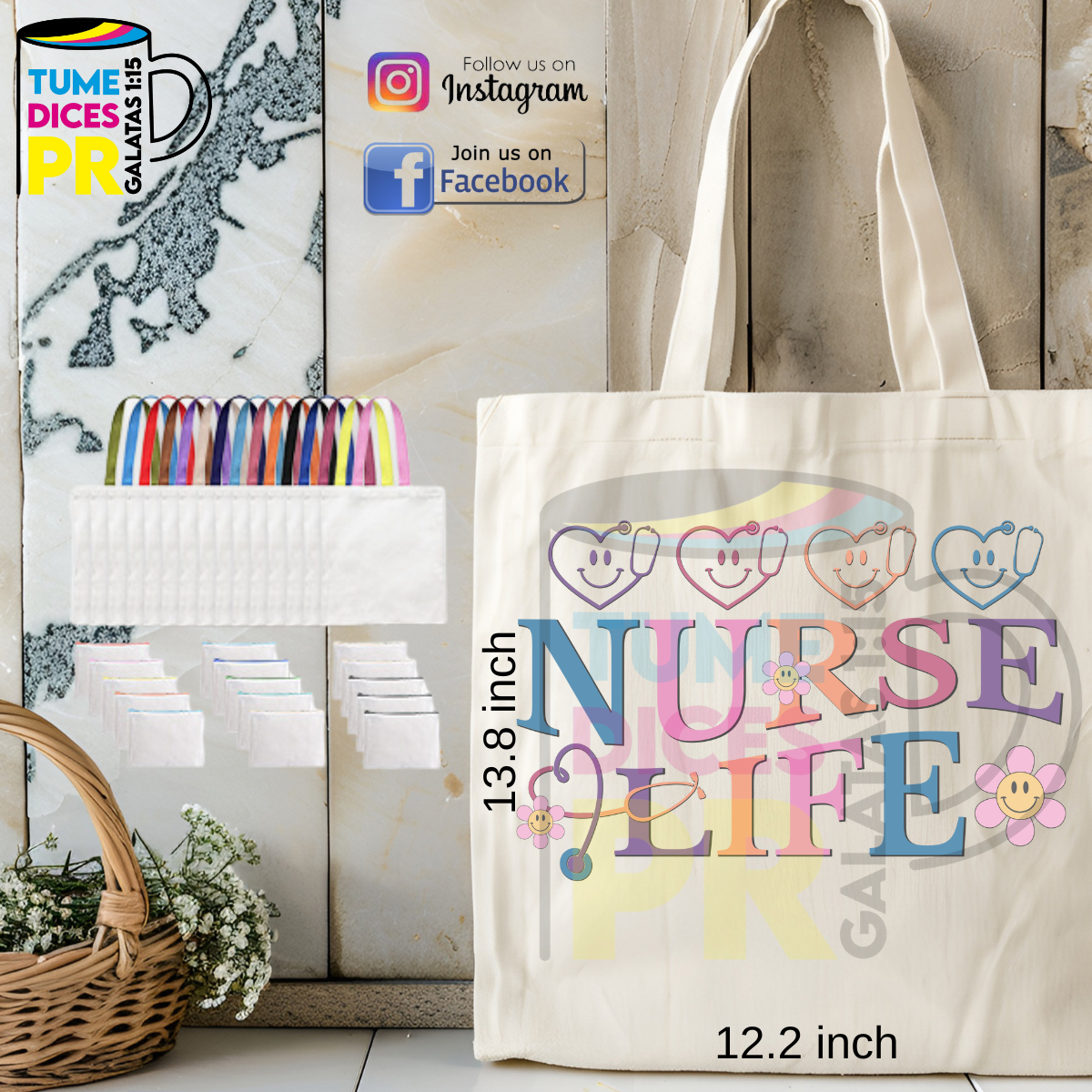 Tote Bags NURSE