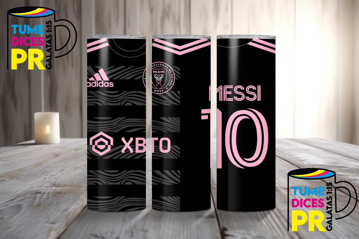 MESSI Skinny Tumbler