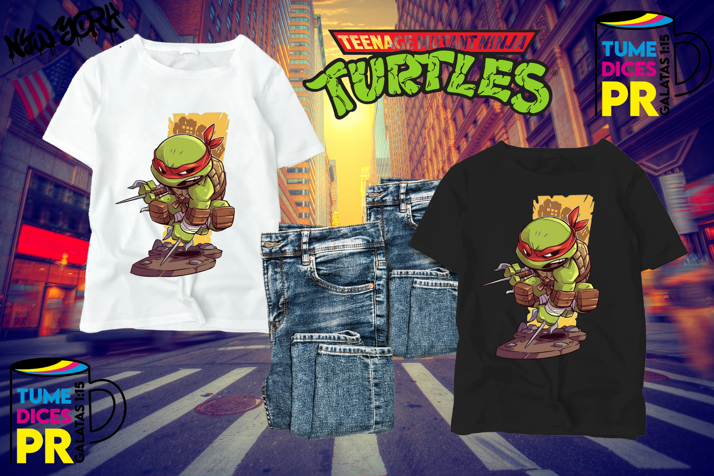 Camiseta NINJA TURTLES