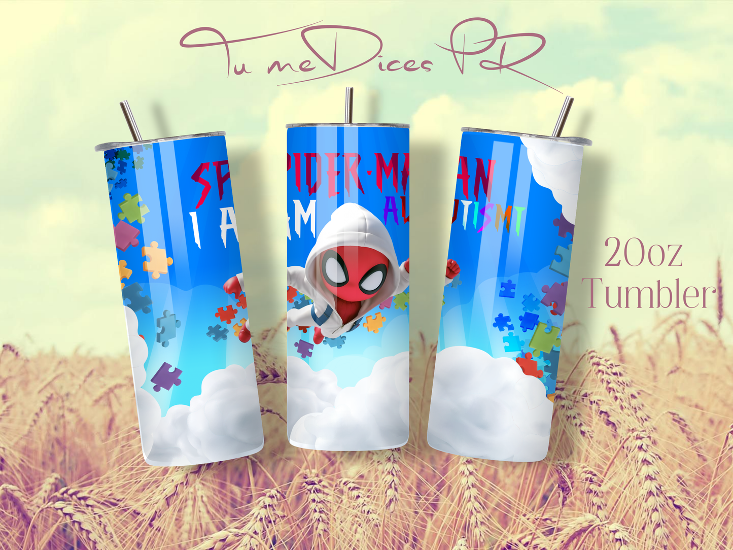 AUTISMO Skinny Tumbler