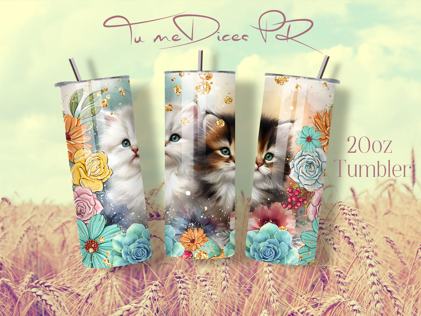 Animales Random Skinny Tumbler