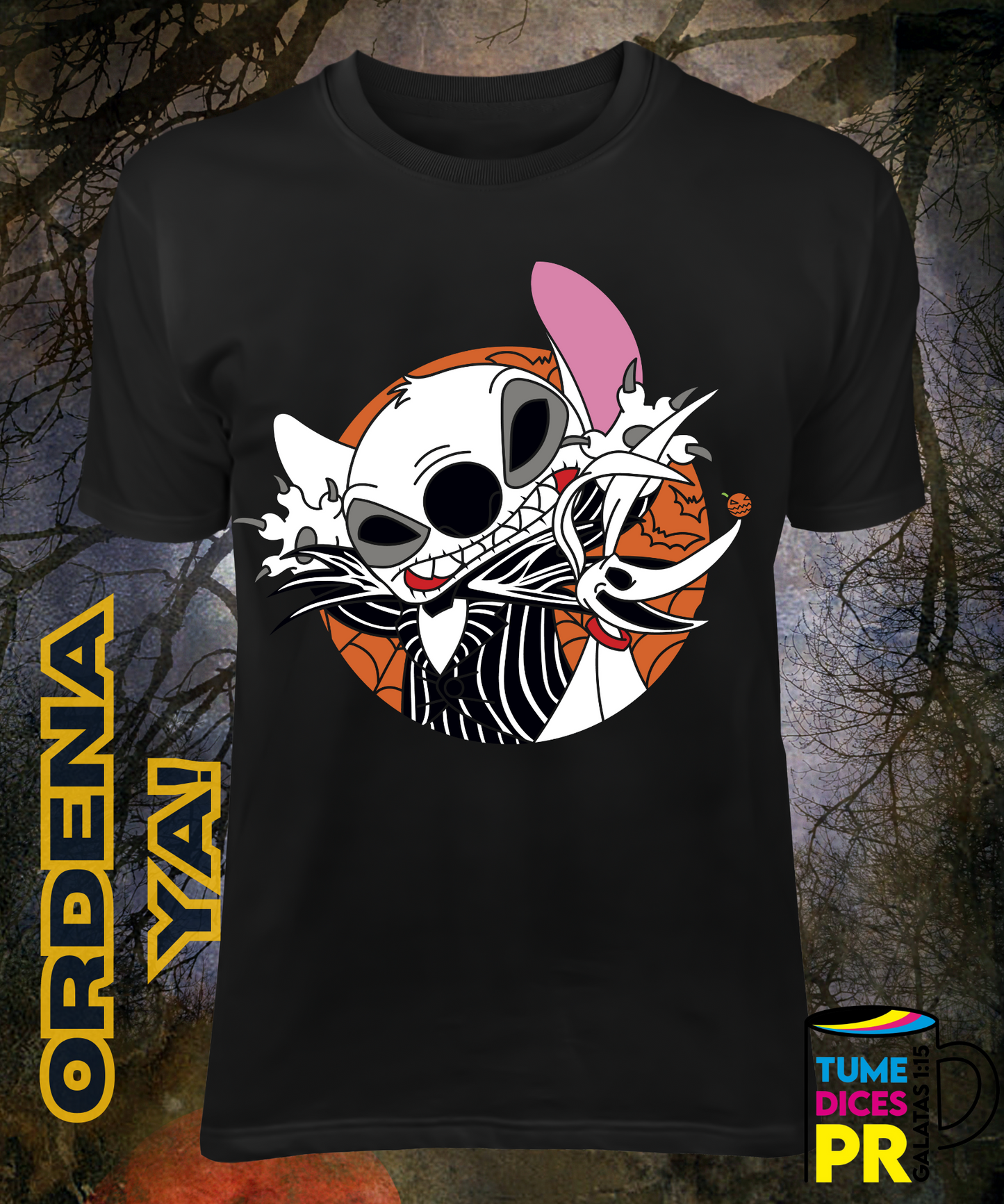 Camiseta Halloween STITCH