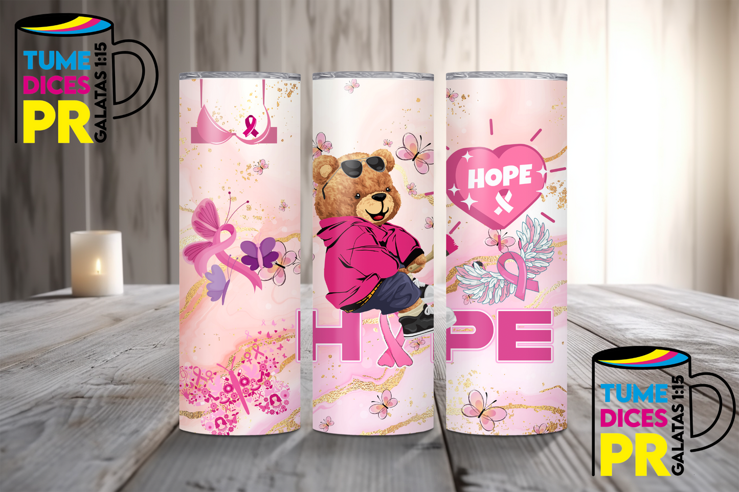 CANCER Skinny Tumbler