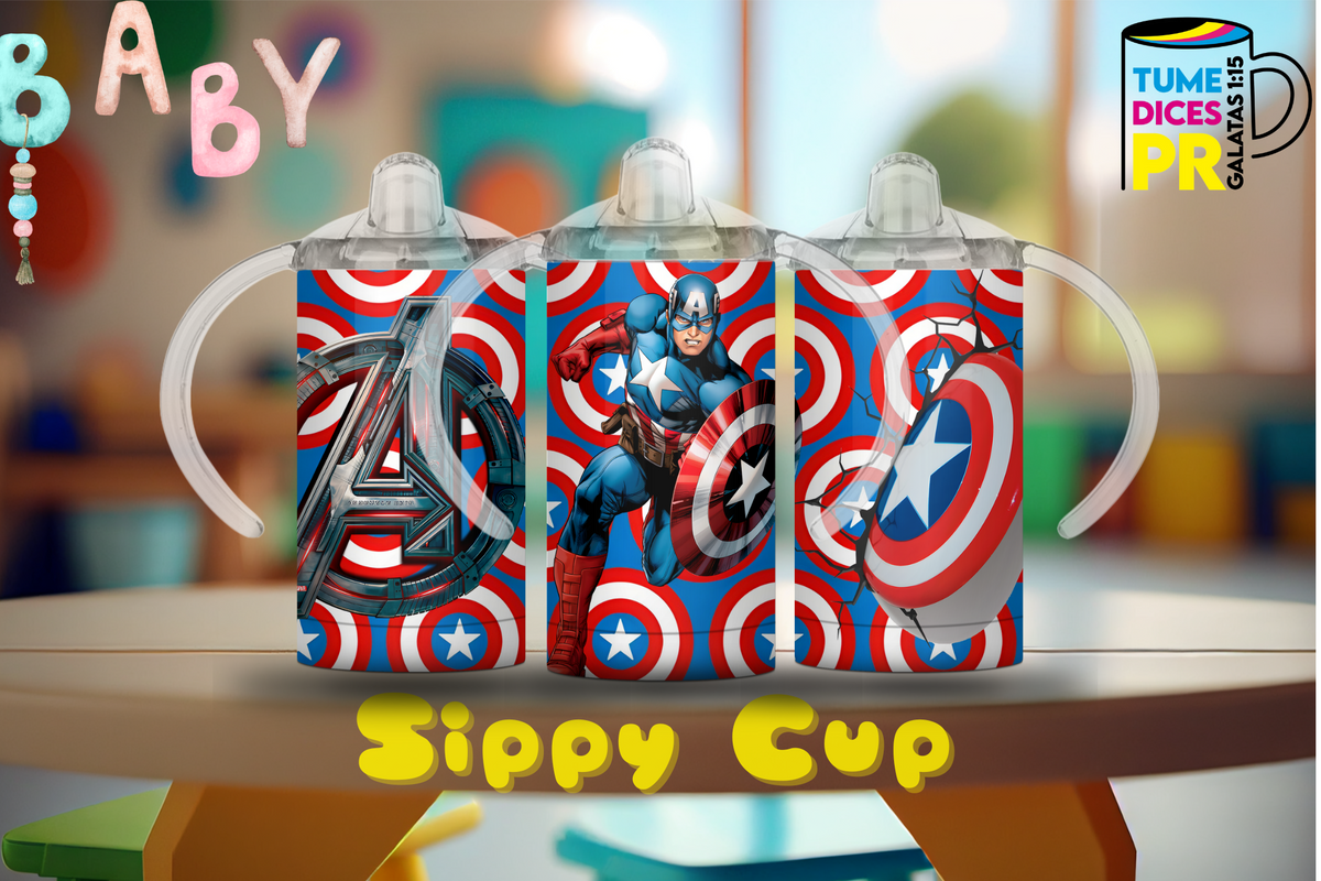 Sippy Cup Capitán América Avengers