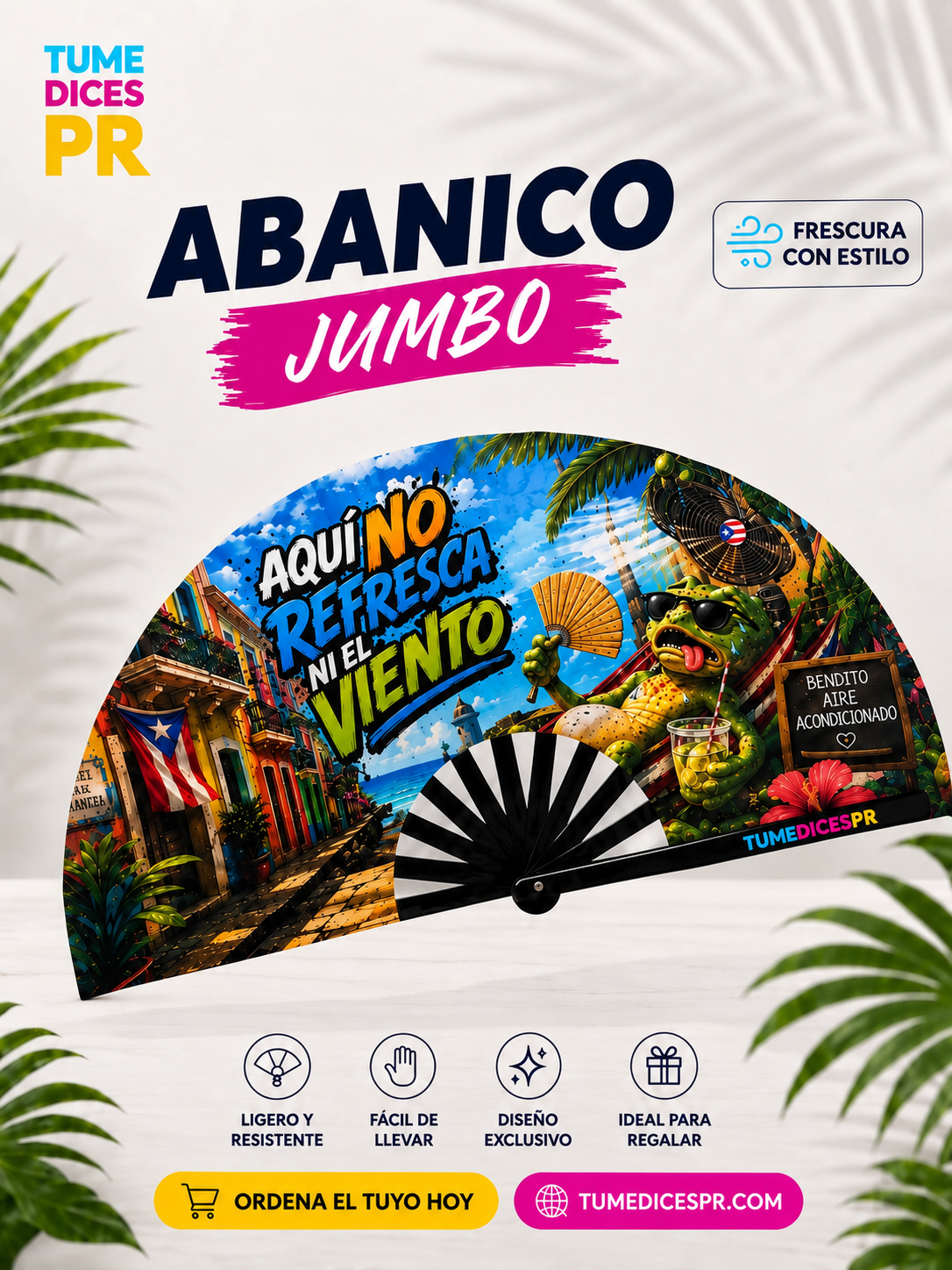 Abanico de mano JUMBO