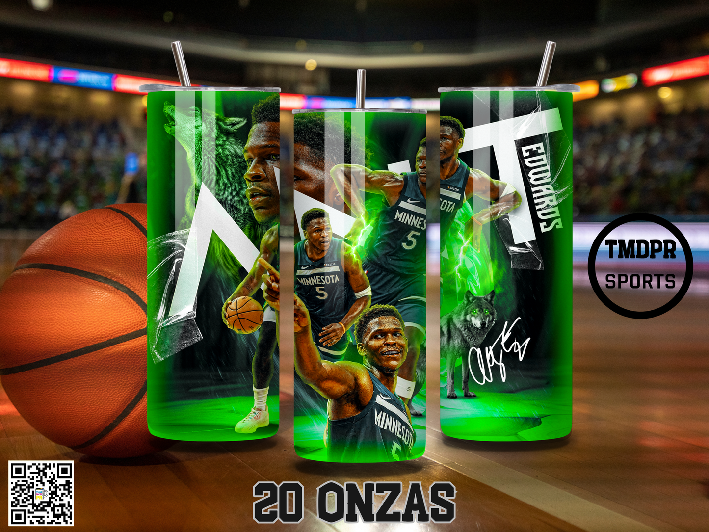 BALONCESTO 3 Skinny Tumbler