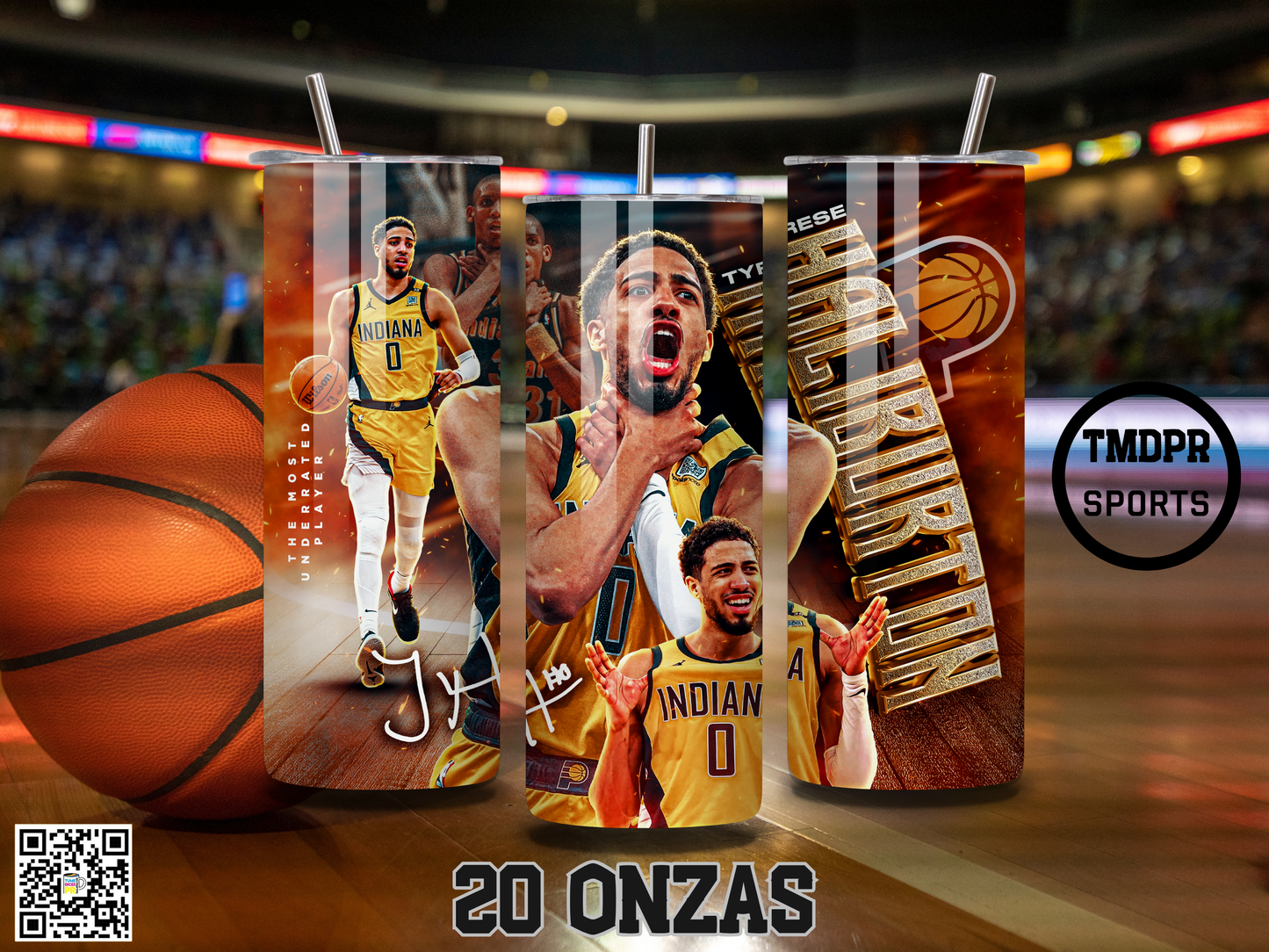BALONCESTO 3 Skinny Tumbler
