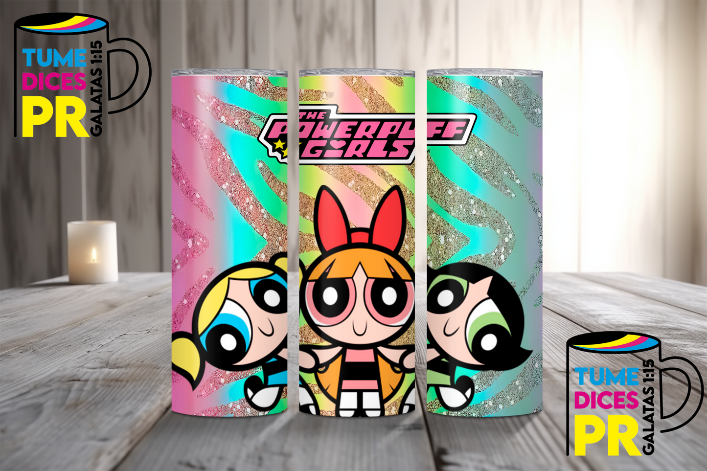 POWERPUFF GIRLS Skinny Tumbler