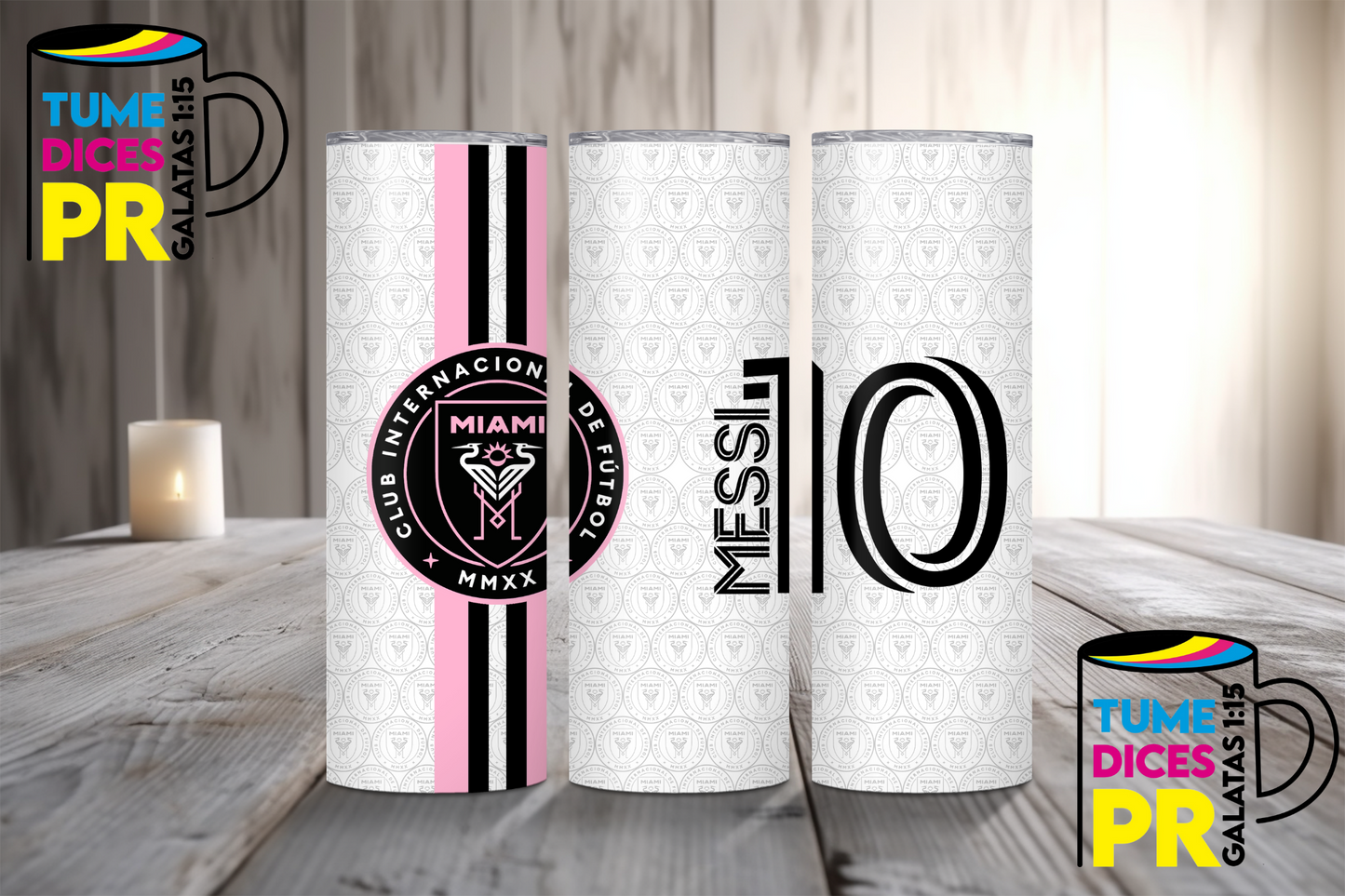 MESSI Skinny Tumbler