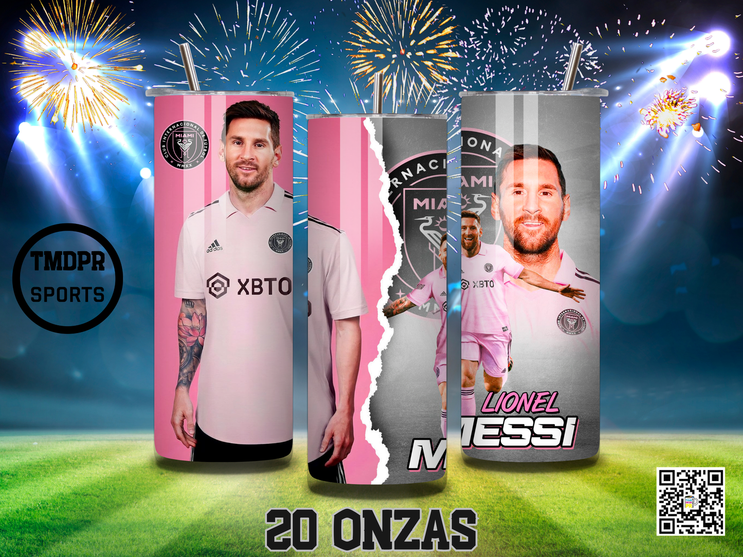 MESSI Skinny Tumbler