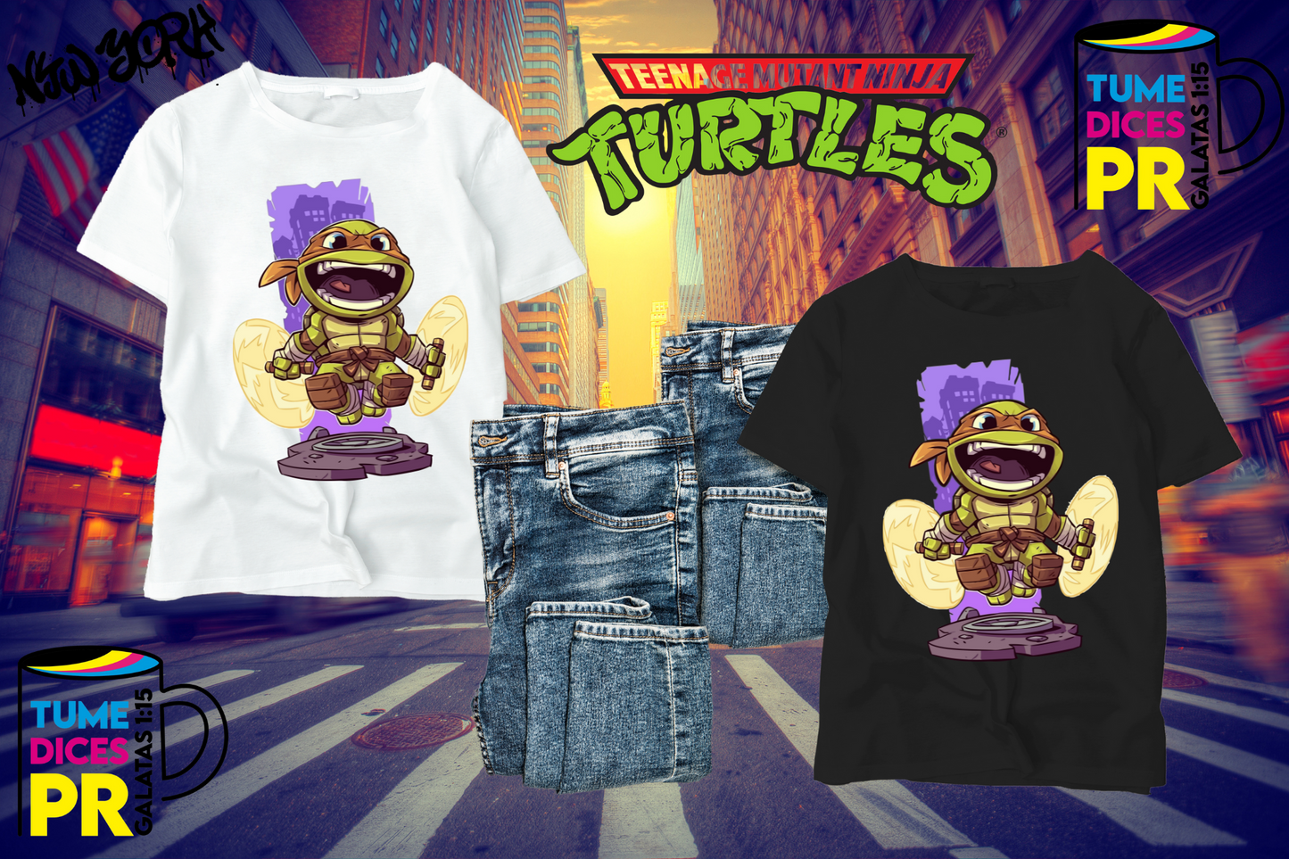 Camiseta NINJA TURTLES