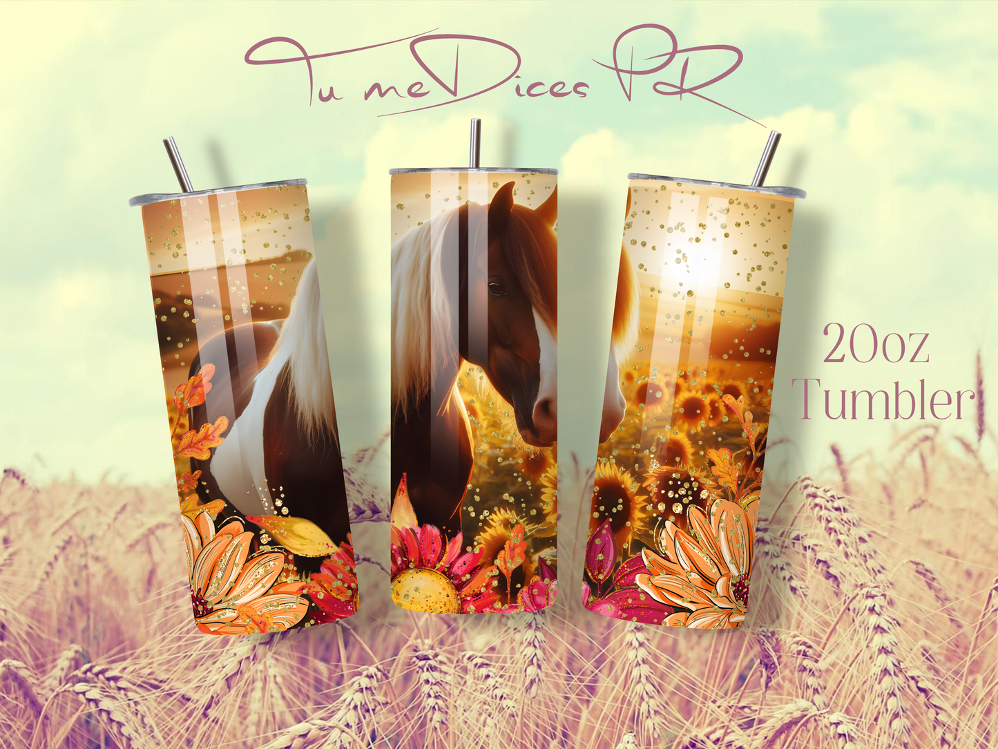 Animales Random Skinny Tumbler