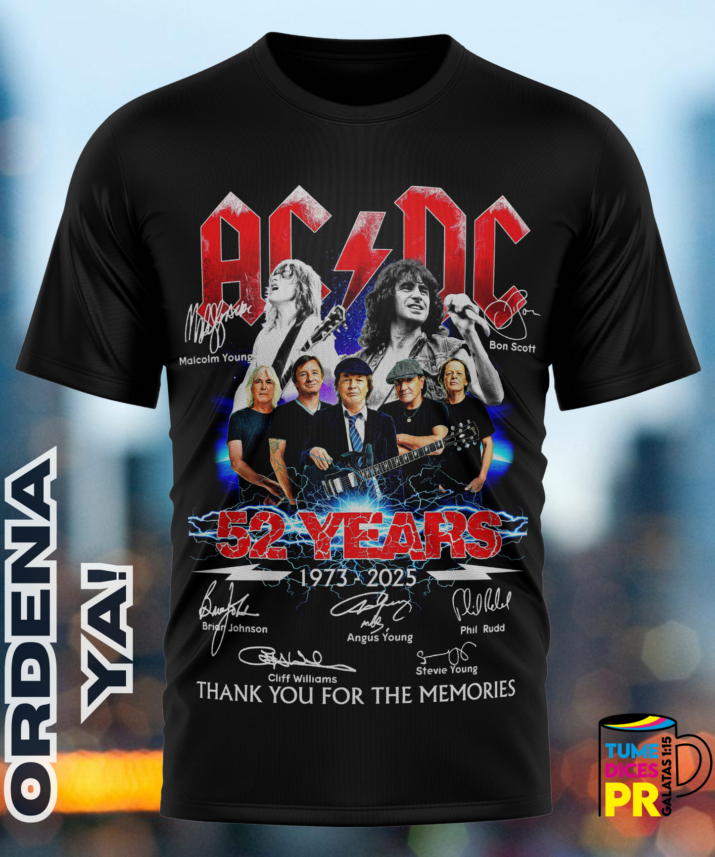 Camiseta AC/DC