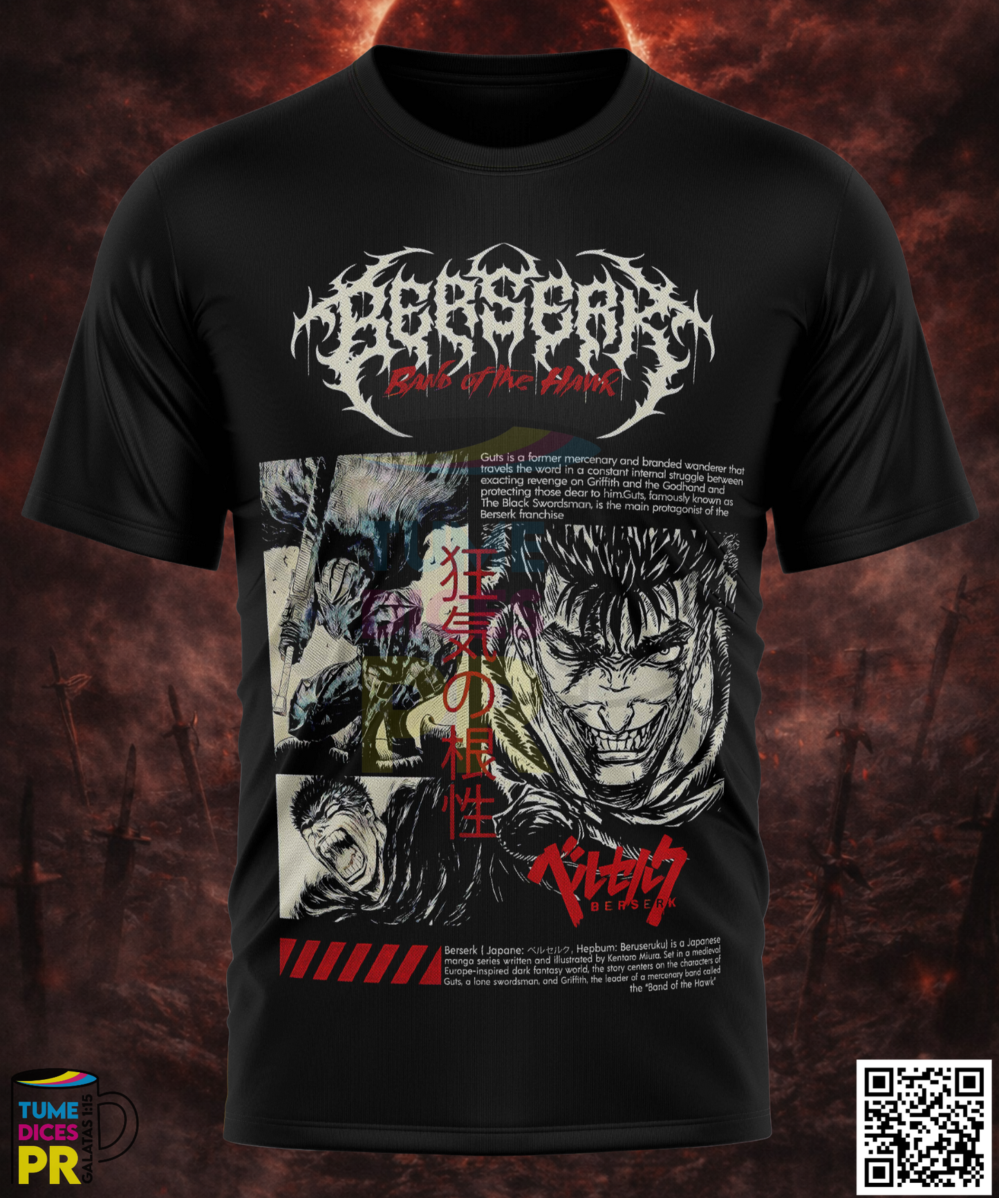 BERSERK Camisetas