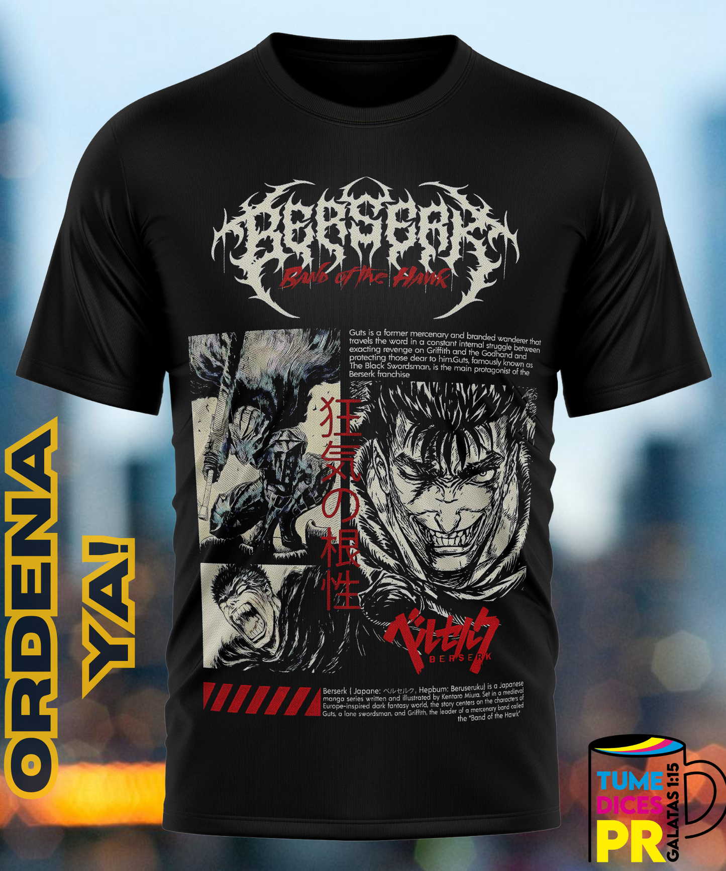 Camiseta ANIME Semitono 1