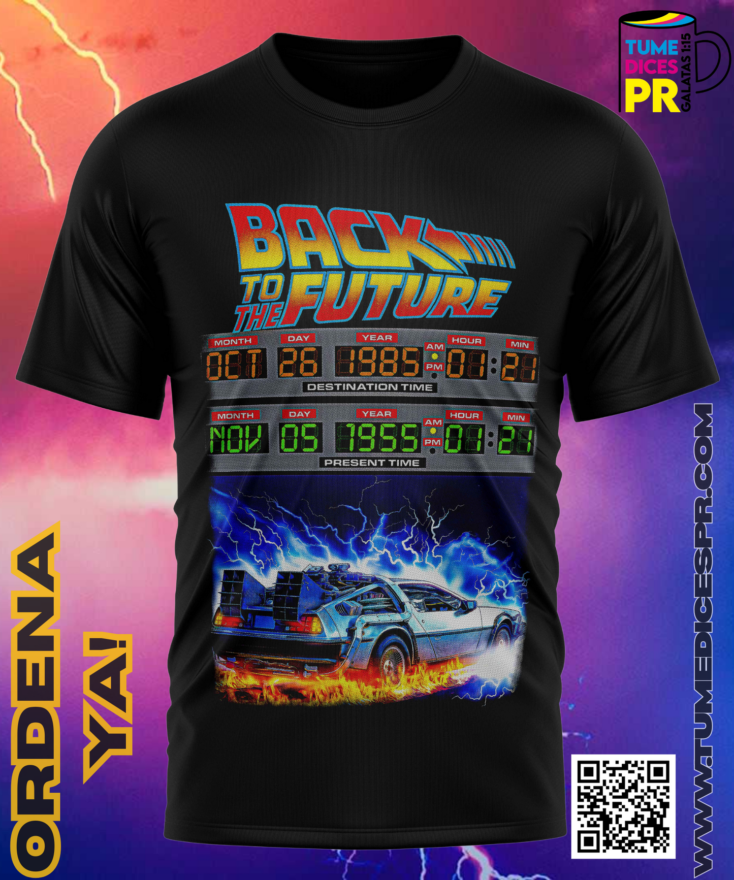 Camiseta BACK TO THE FUTURE