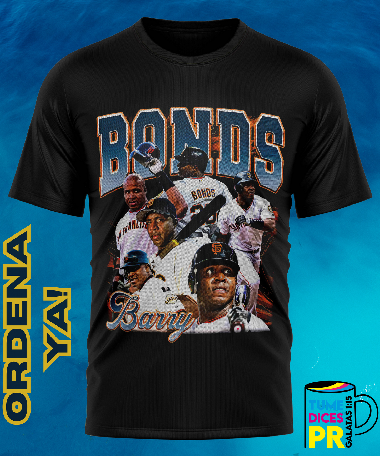 Camiseta semitono BASEBALL