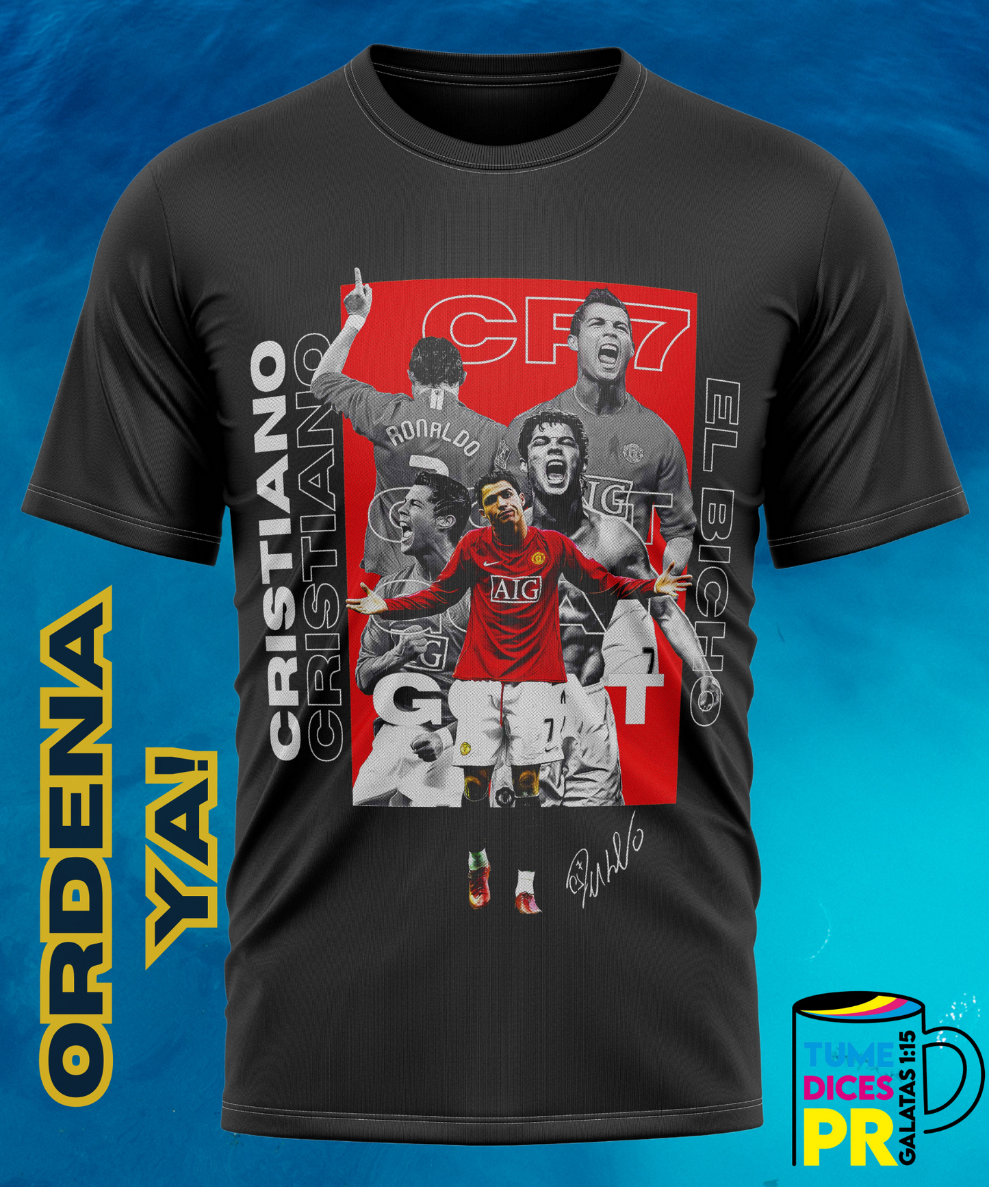 Camiseta semitono FÚTBOL 1