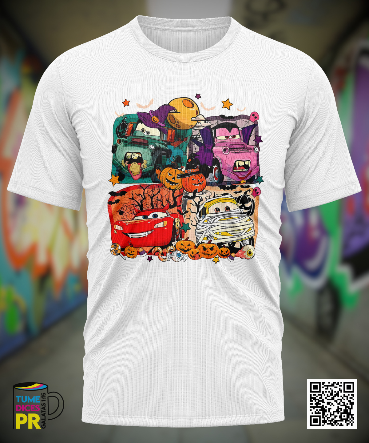 Camiseta CARS | Algodón y poliéster | Tallas S–XL