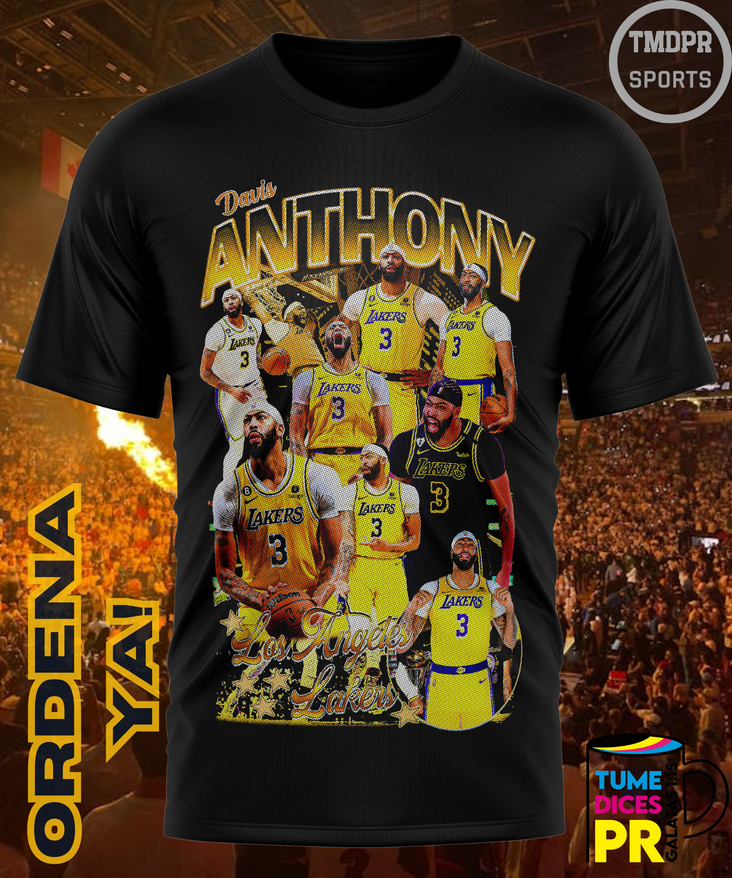 Camiseta semitono NBA LAKERS