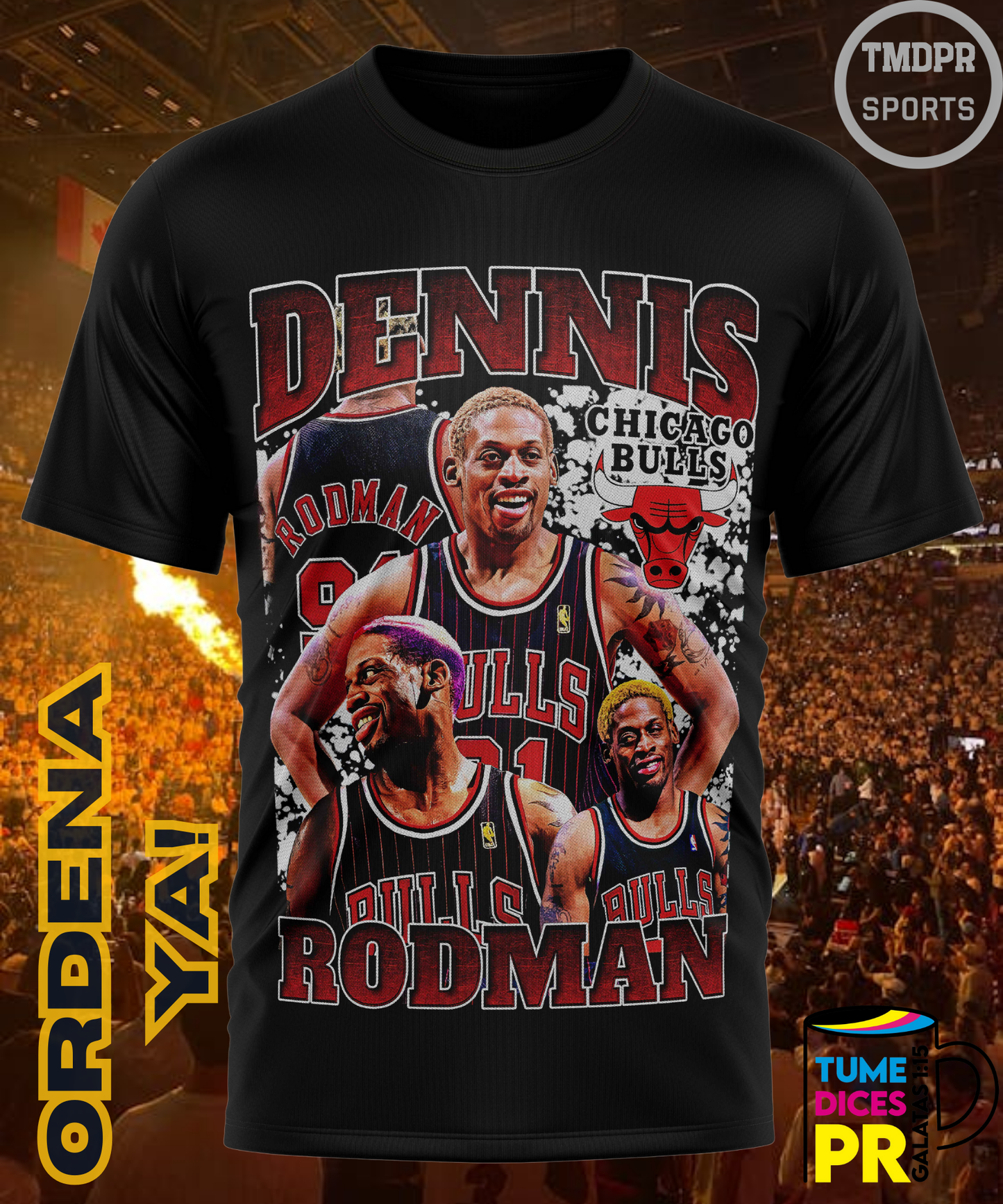 Camiseta semitono NBA CHICAGO BULLS