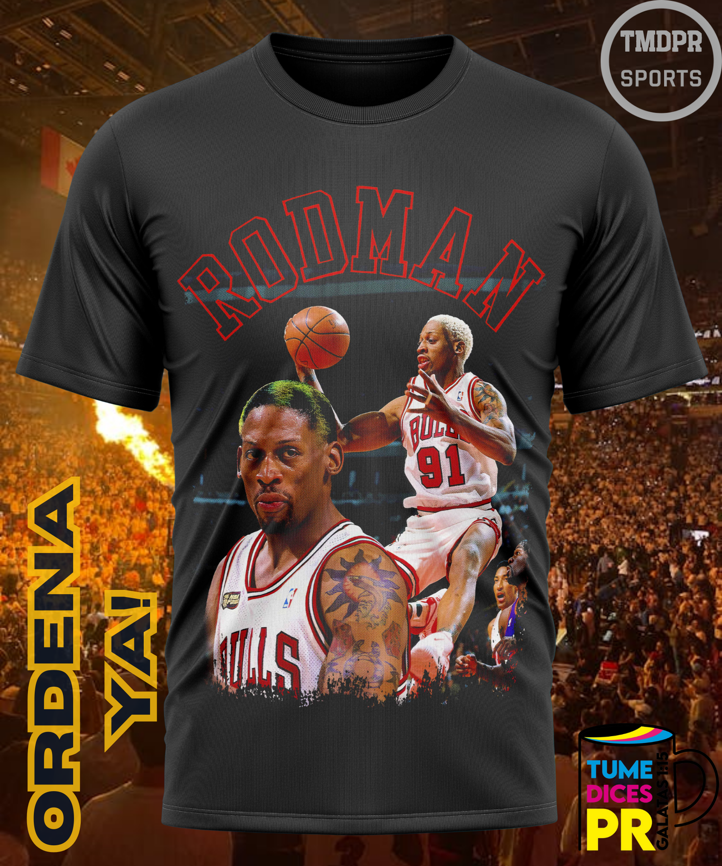 Camiseta semitono NBA CHICAGO BULLS