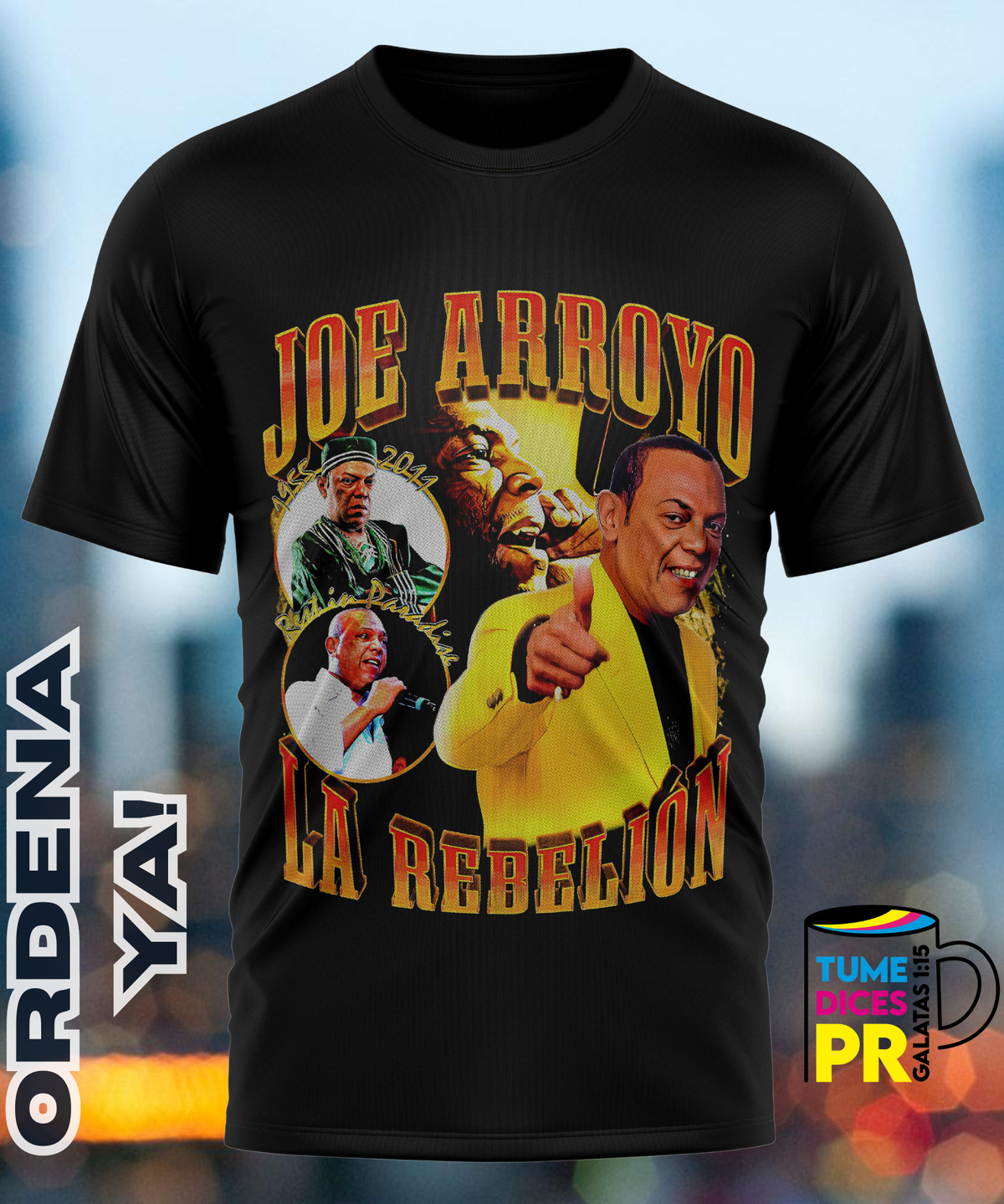 Camiseta JOE ARROYO | Algodón y poliéster | Tallas S–XL